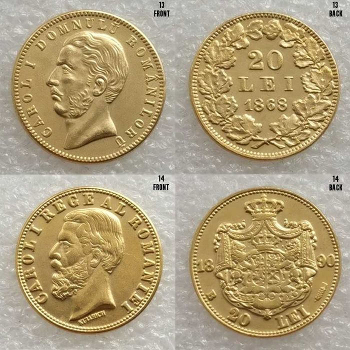 Moneda comemorativa Romania perioada 1868-1941 Replici
