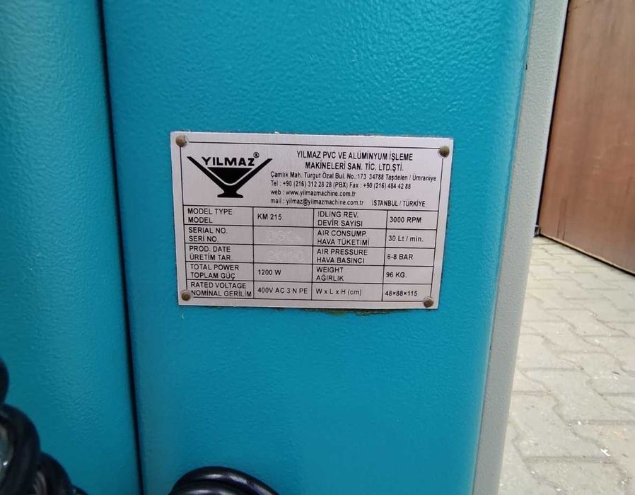 Mașină de Frezat Montant cu sistem MultiFreze - KM215 / YILMAZ