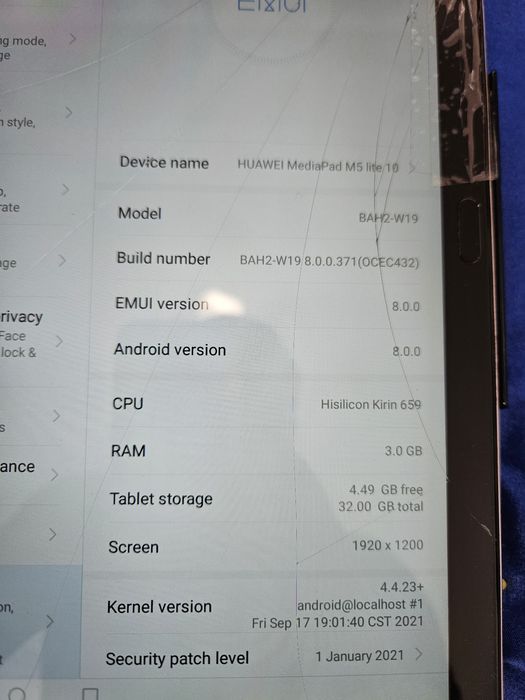 Tableta huawei  mediapad M5 lite 10