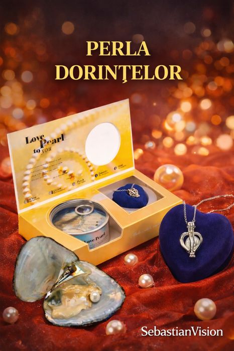 Perla dorintelor in scoica-cadou de neuitat