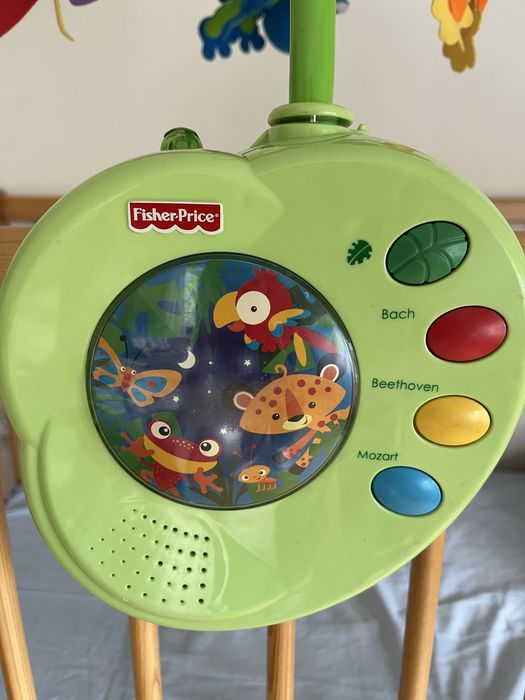 Fisher Price музикална въртележка за кошара