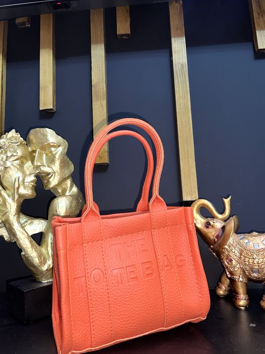 Geanta dama the tote bag portocalie