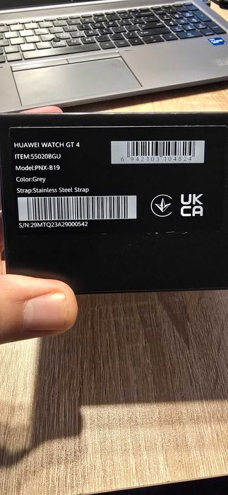 Смарт Часовник HUAWEI WATCH GT 4 46mm Grey Stainless Steel