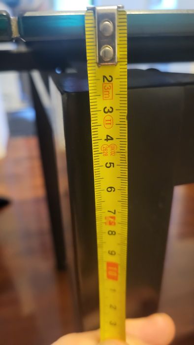 Masa extensibila 110(170)×70 metal+sticla