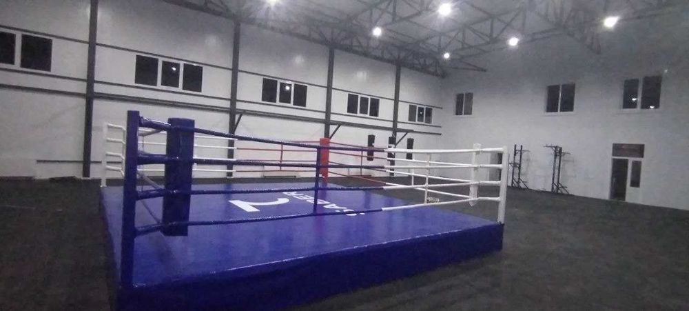 РИНГ БОКСЕРСКИЙ. Новый, свой, в наличии 6*6 м (канаты 5*5 м)