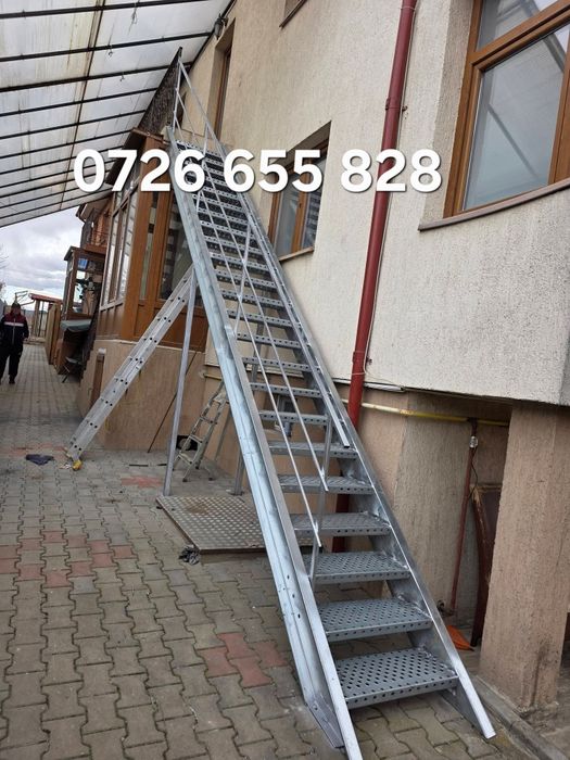 Vând scarii metalice zincate galvanizate