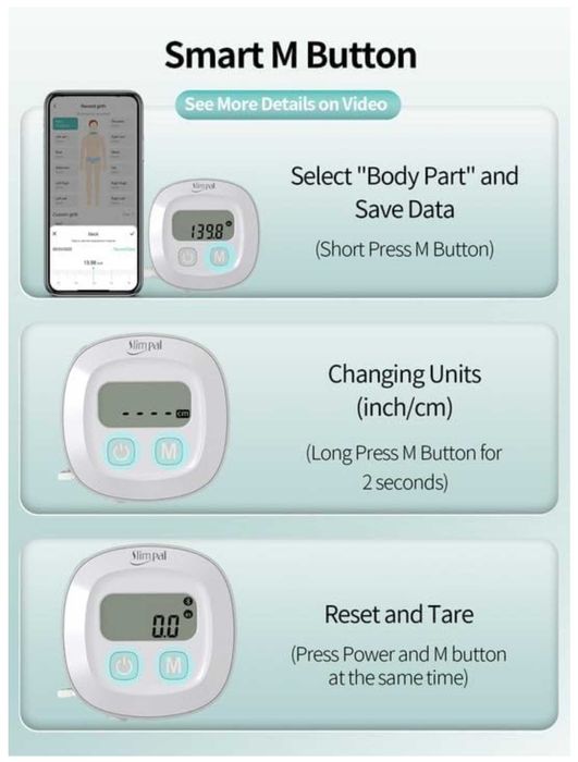 Smart Body Measuring Tape- Слим Пал