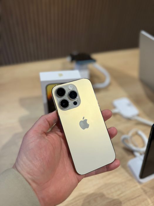 **ATS GSM**iPhone 14 Pro 128Gb Gold / Baterie100% /Fact+Gar 12 luni