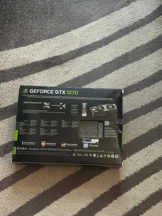 Видеокарта EVGA GeForce GTX 1070 SC 8GB - Като НОВА / Неизползвана