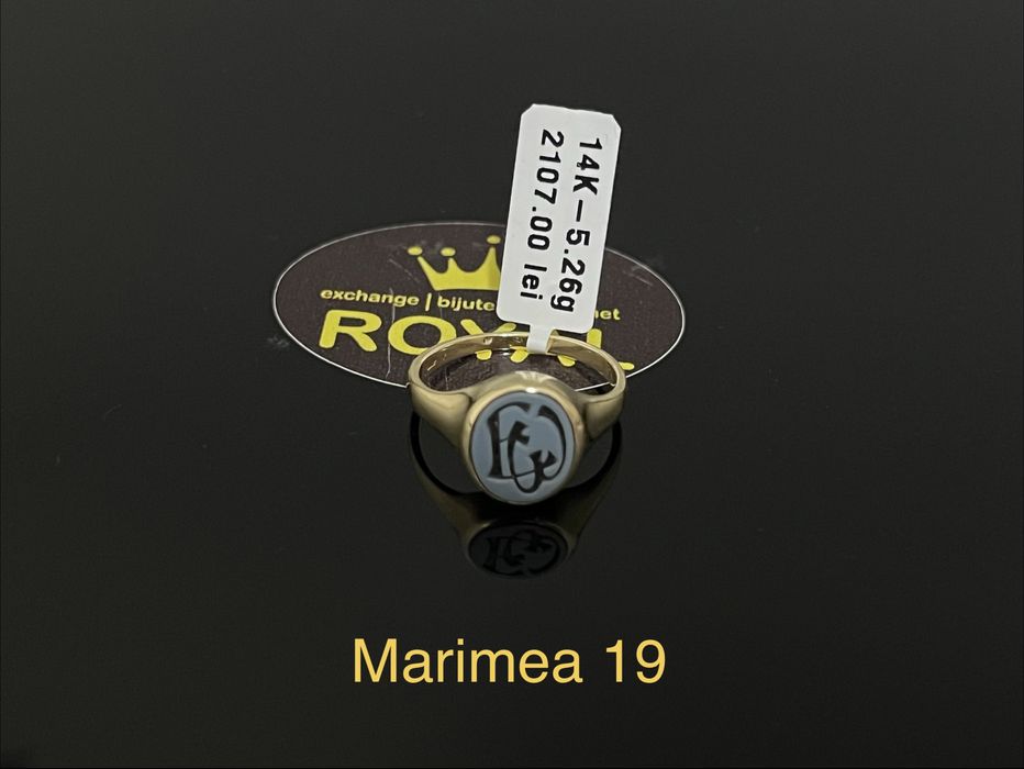 Bijuteria Royal CB: Inel aur unisex 14k 5,26gr