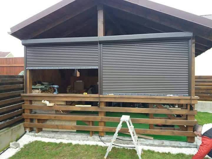 Usi garaj,Rulouri exterioare aluminiu