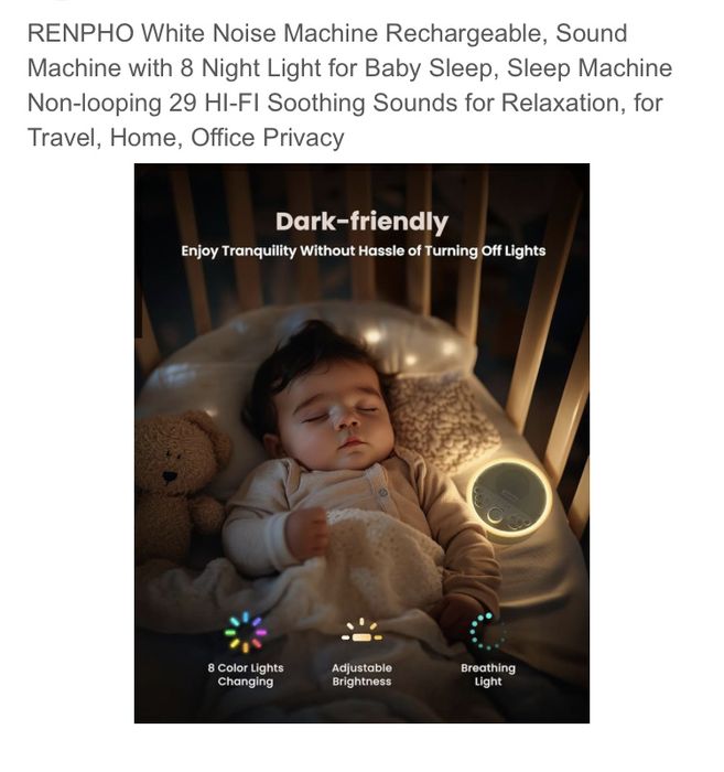 Renpho white noise machine