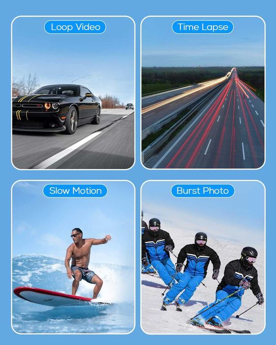 Camera Action 4k,20MP WOLFANG Subacvatica 40M Sigilat !!