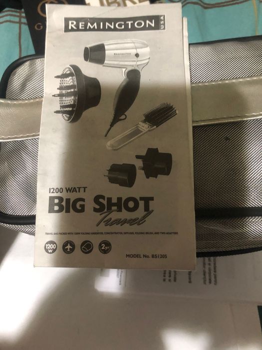 Uscător de par Travel - Remington big Shot