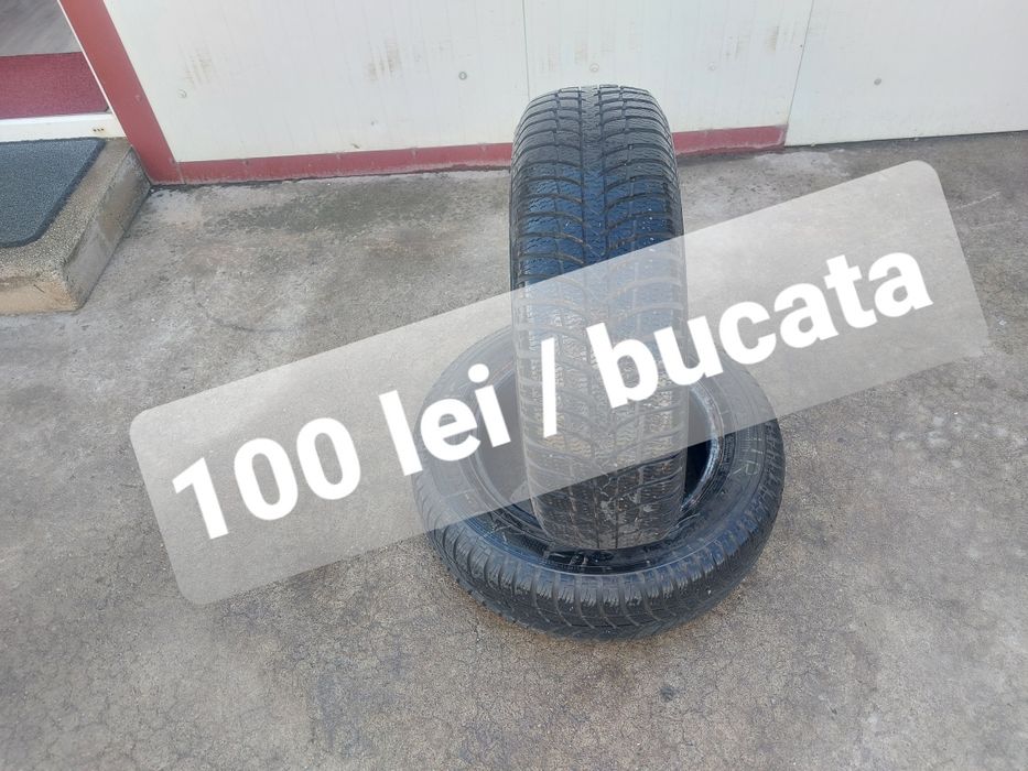 100 lei bucata! Doua anvelope M+S/IARNA 185 65 15 Kumho