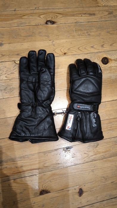 Ски Мото ръкавици водоустойчиви,дишащи естествена кожа 3M Thinsulat