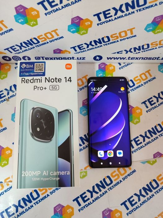 Продается телефон Redmi Note 14 Pro Plus