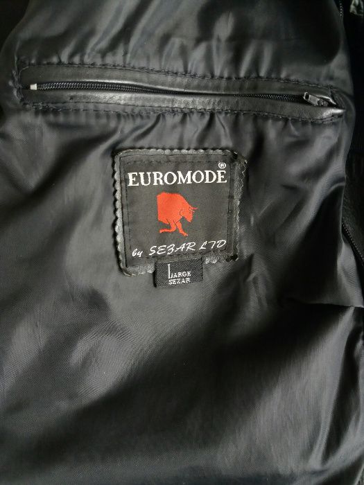 Sale! Мъжко кожено яке Sezar от естествена кожа - размер L