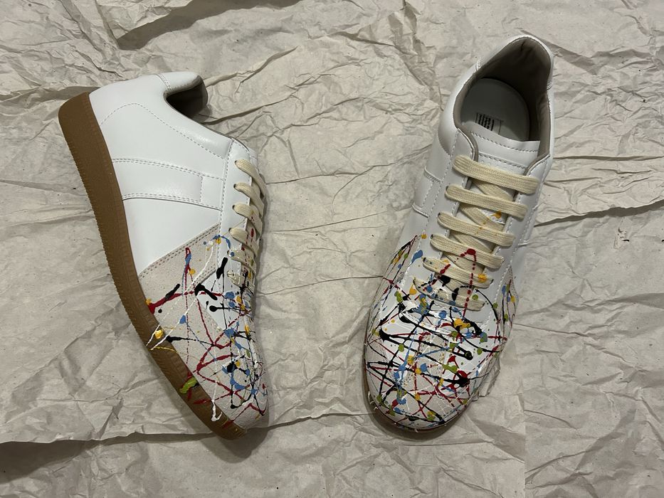Adidasi Maison Margiela Paint Splatter