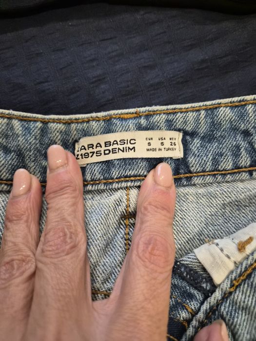 дънкова пола зара