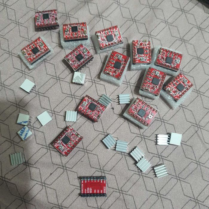 CNC-Drivere motoare cu radiator-14 buc-Comanda stepper-Imprimanta 3D