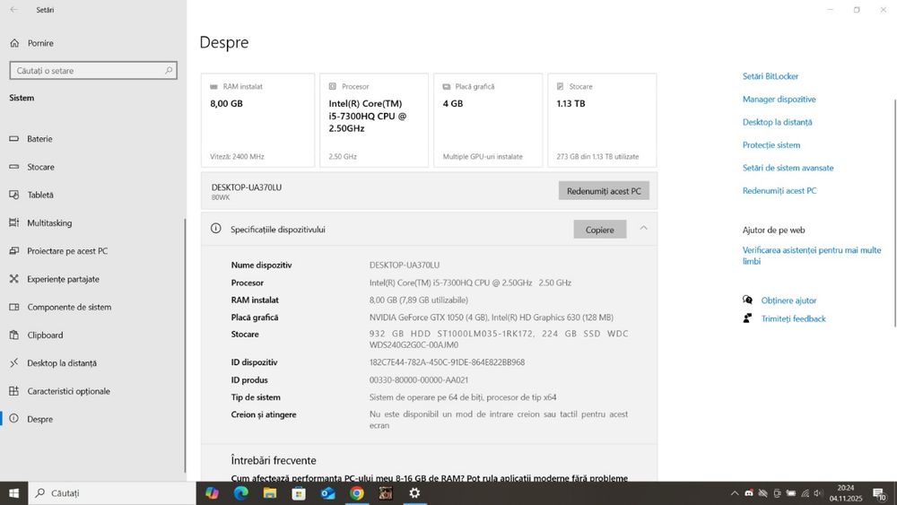 Laptop gaming Lenovo y520