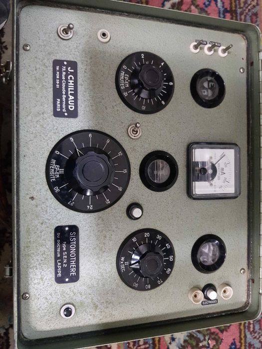 Sistonothère du Dr Lapipe Aparat Electric J. Chillaud, Paris, 1940