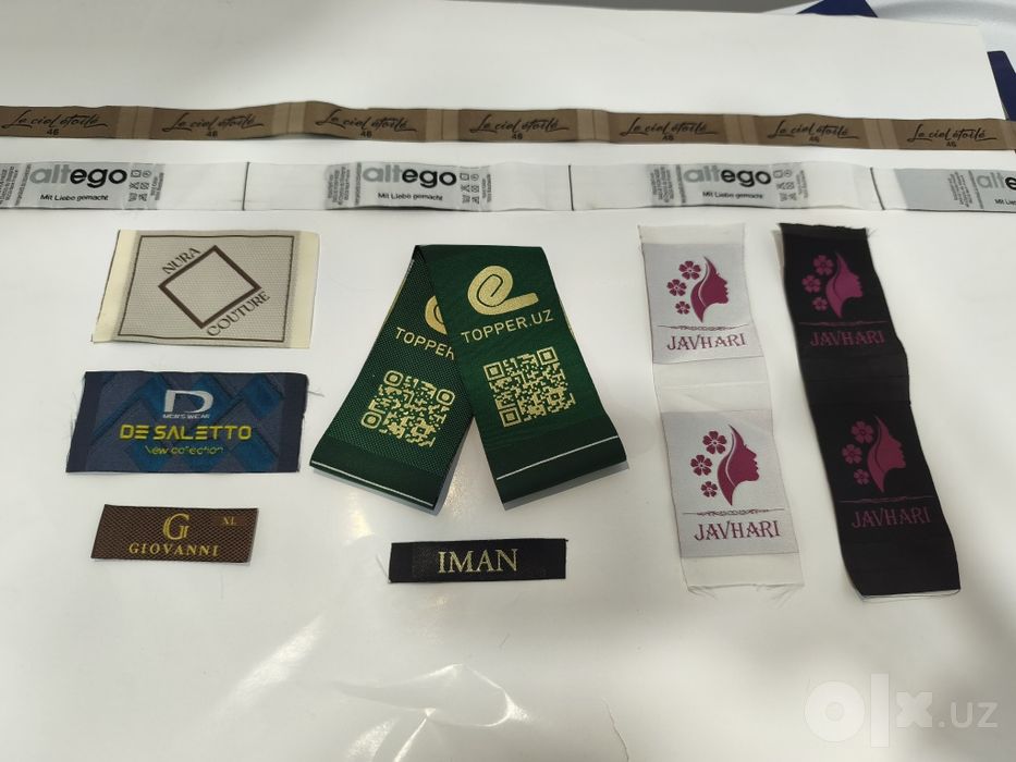 Premium Jakkard, toʻqima etiketka / Премиум Жаккард , этикетка, Сатин