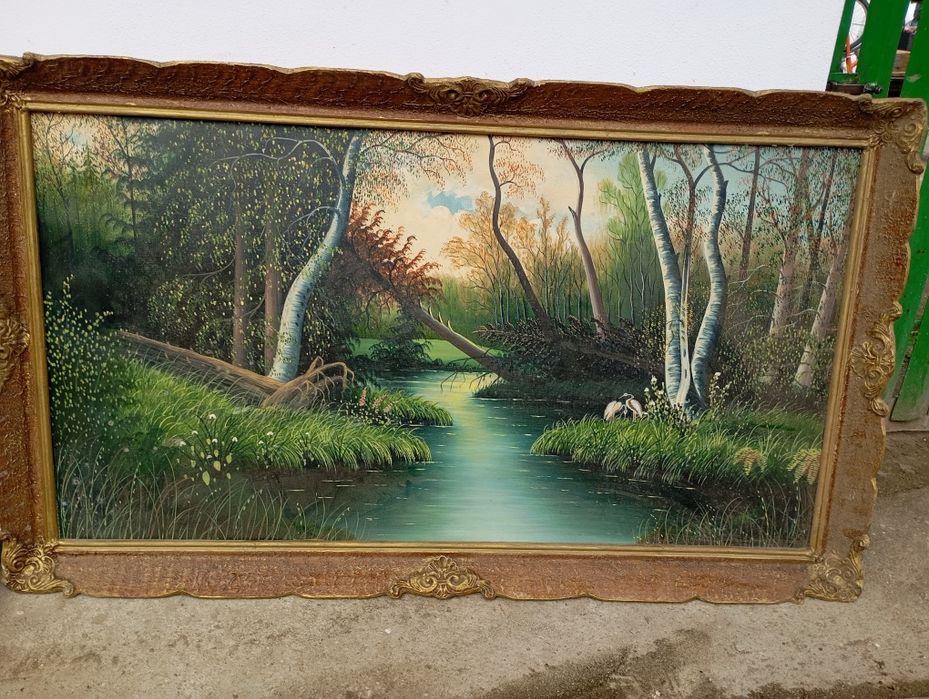 Tablou : Lățime 1,32 și înălțimea  80 cm  din panza