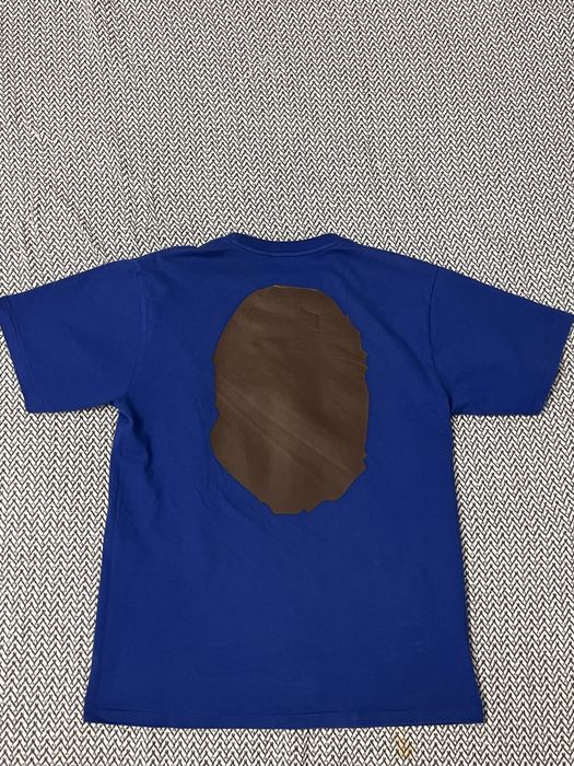 футболка bape синяя