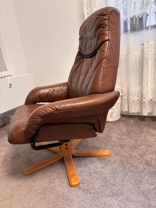 Fotoliu piele extensibil