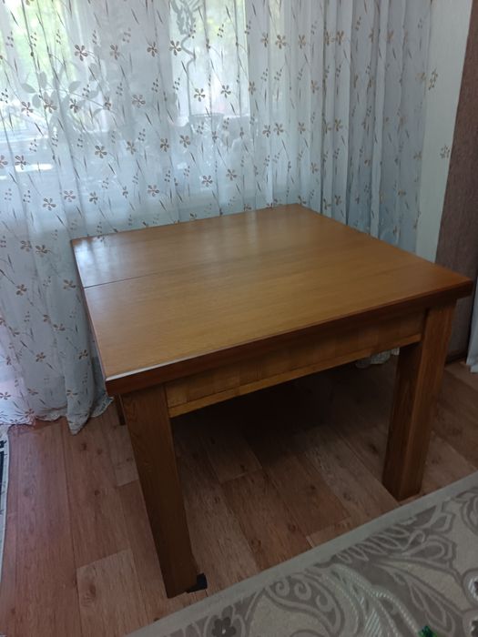 Стол дубовый раздвижной