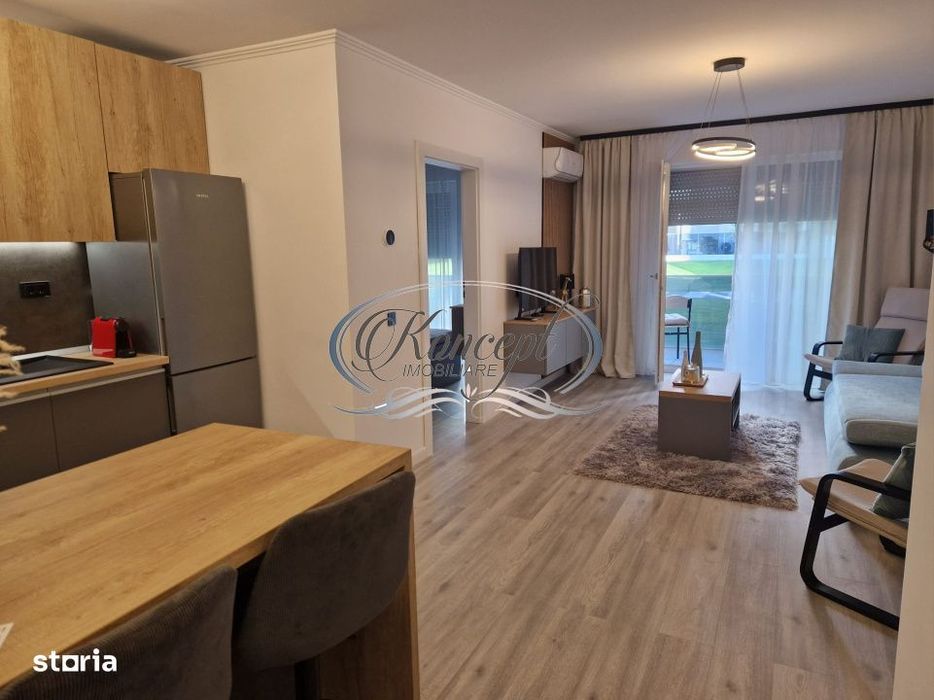 Apartament 2 camere, complet mobilat si utilat, balcon si parcare