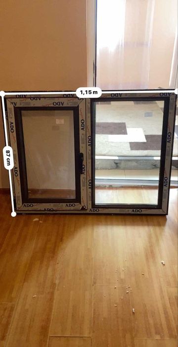 Usa mare cu pui,usa simpla si geamuri termopan mahon