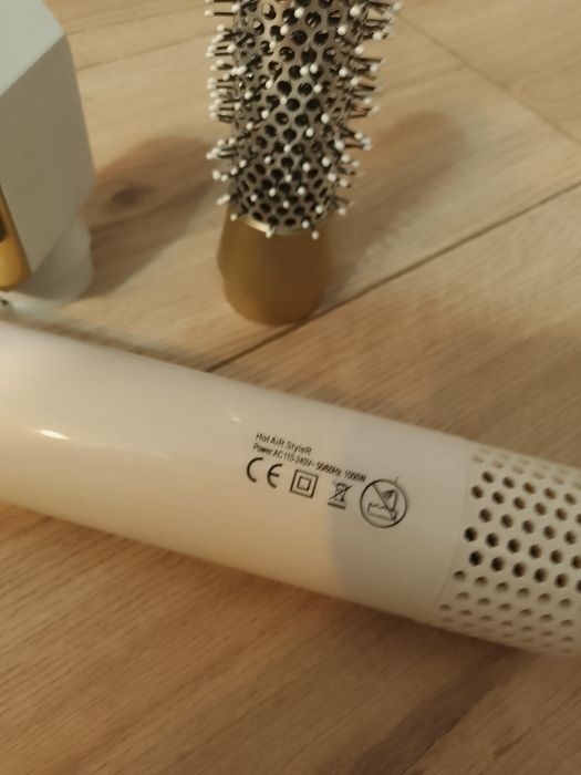 Aparat de coafat electric, Uscator de par, Ondulator , Alb/Auriu