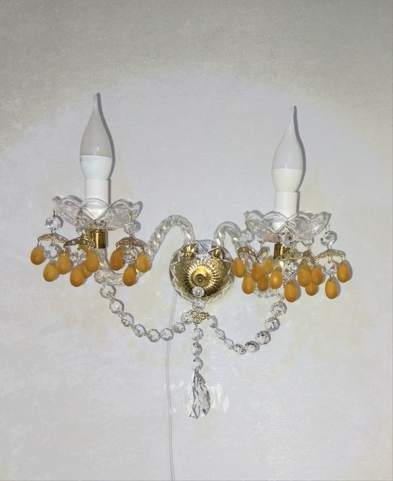 Бра хрустальное Чешское виноград