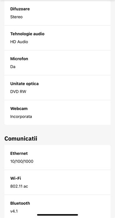 Laptop Lenovo, procesor Intel Core i5