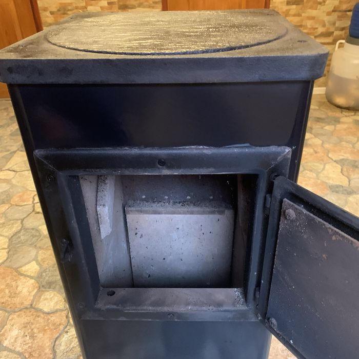 Vand soba emailata noua pe combustibil solid