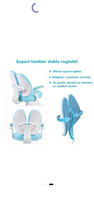 Scaun birou ONUVIO ca nou utilizat doar de cateva ori