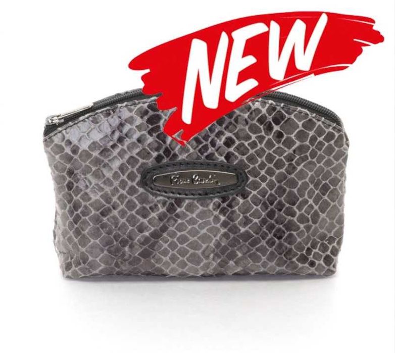 %ПРОМО% PIERRE CARDIN – Дамски несесер ест кожа екзотична 21X5X15см