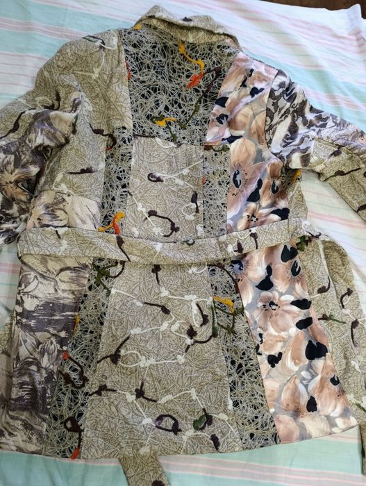 Пальто-плащ осеннее