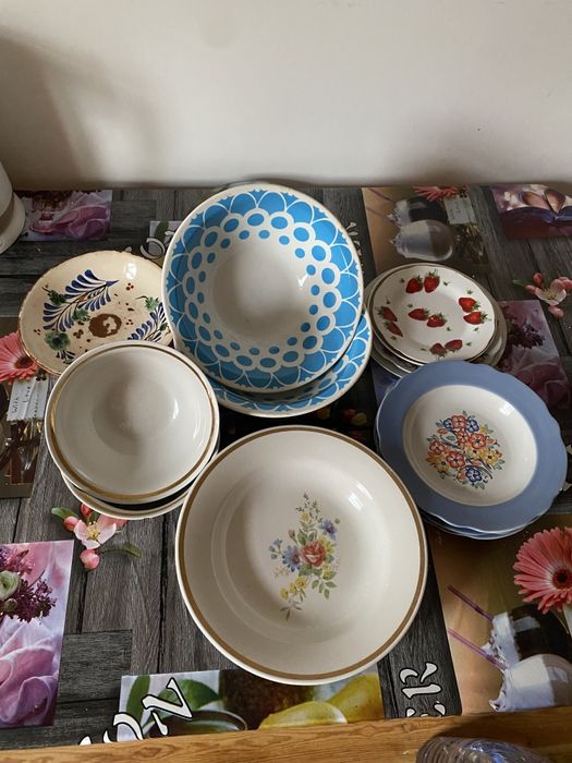 Советская посуда тарелки, косушки