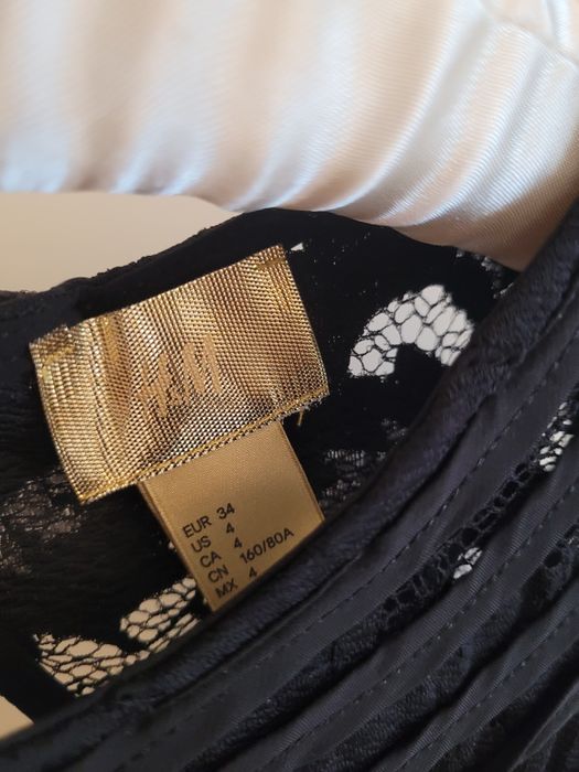 Rochii dantela,brodate H&M, 34/36/38