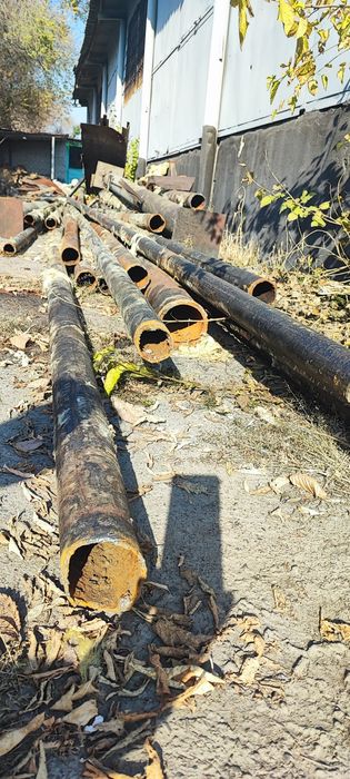 Трубы стальные толстостенные б/у