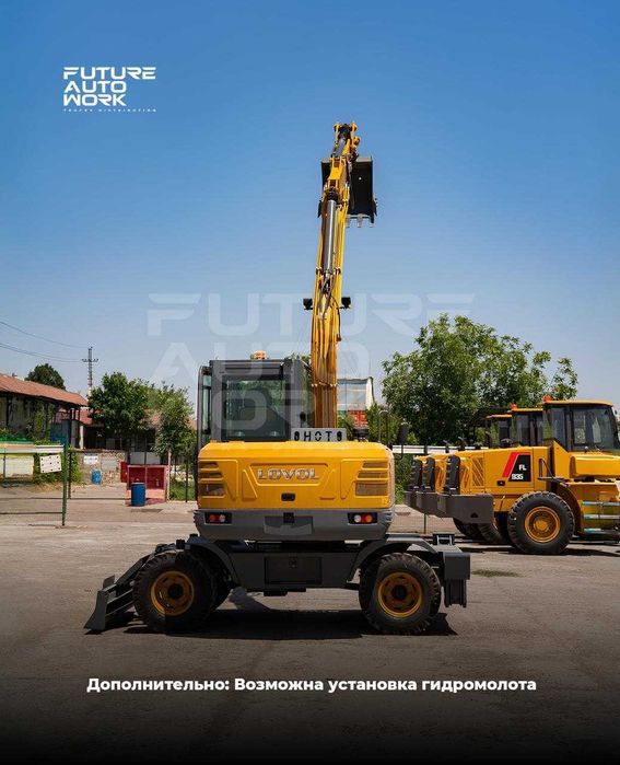 Lovol FP90W — har kun ishlash uchun mukammal g‘ildirakli ekskavator!