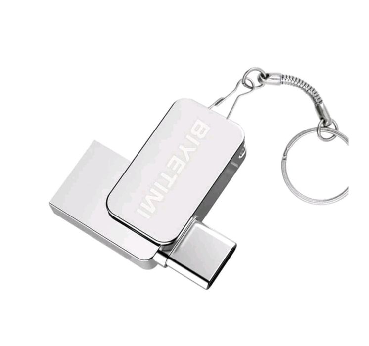 Флаш памет BIYETIMI 128GB(2 в 1) - USB 2.0 и Type-C(3 бр.)