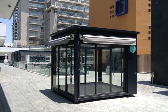 Охранные бутки КПП из контейнера