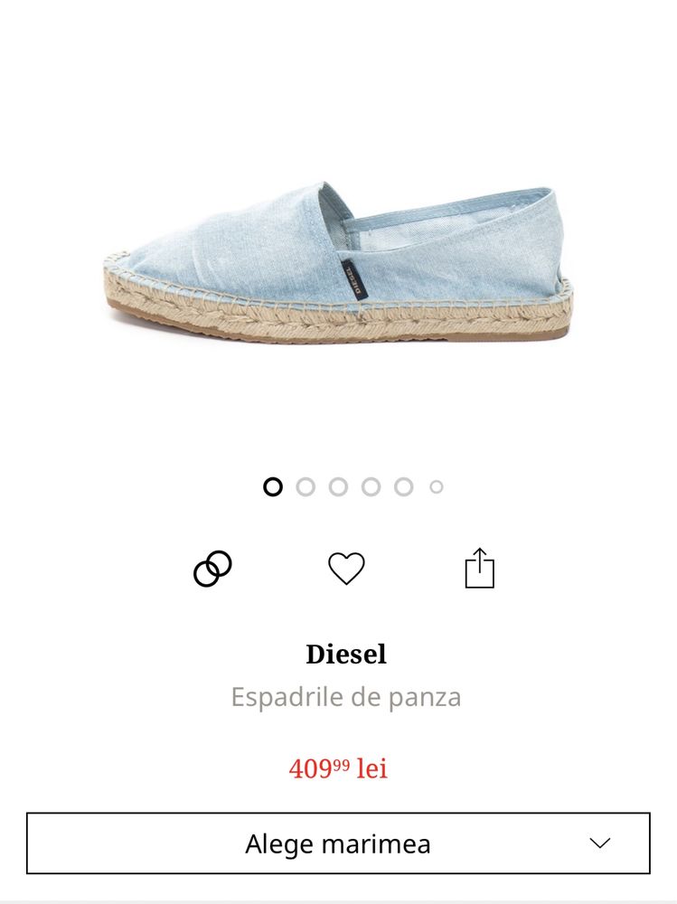 Espadrille DIESEL marime 43 papuci lejeri Piatra Neamt OLX.ro