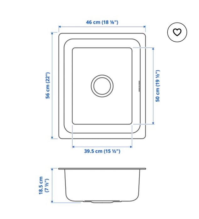 Кухненска мивка IKEA