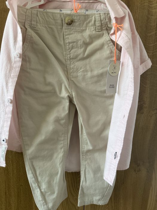 Set NOU  pantalon- camasa - nr. 98 (2/3 ani)
